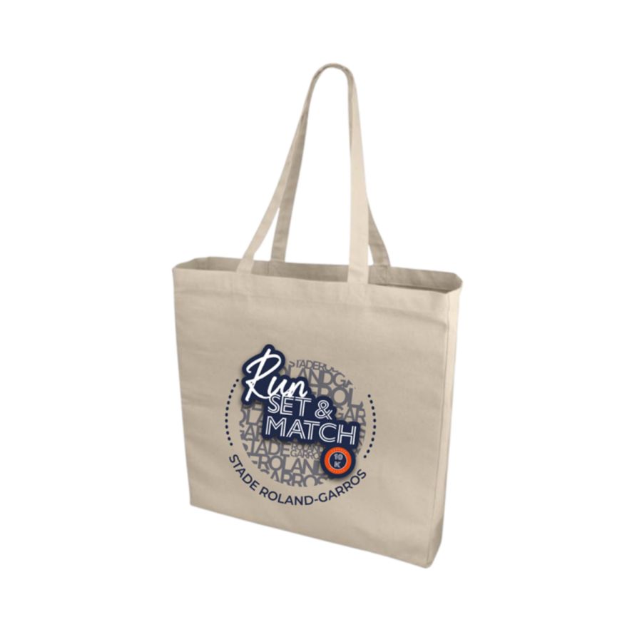 Totebag Run Set et Match ECRU