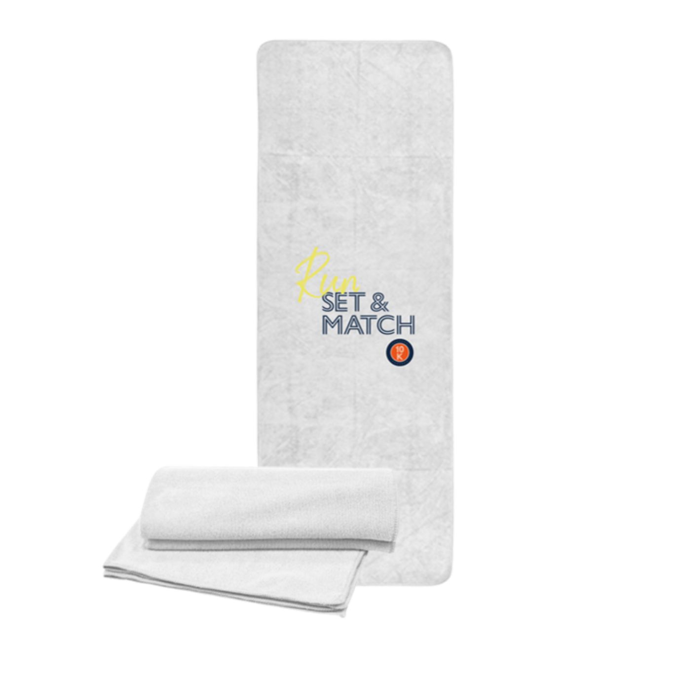 Serviette microfibre Run Set et Match BLANCHE