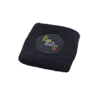 Bracelet Eponge Run Set et Match NOIR
